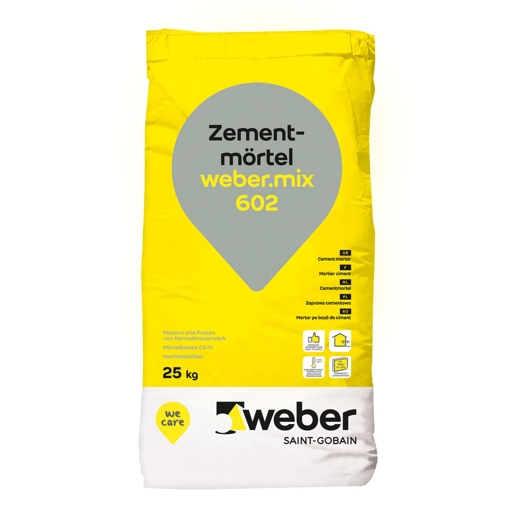 weber.mix 602 Verpackung weber.mix 602